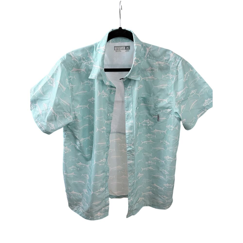 Momentum Comfort Gear Fishing Shirt Size L